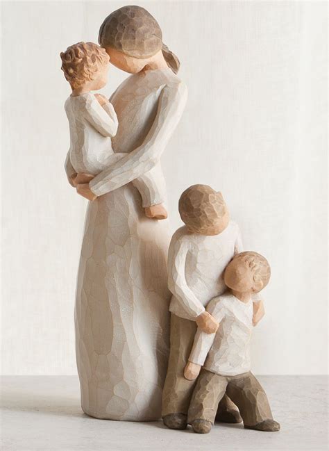 mother and son figurines|willow tree mother and children.